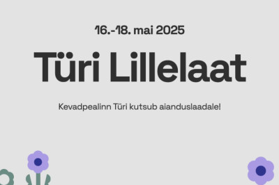 Türi Lillelaat - 16.-18. mai 2025