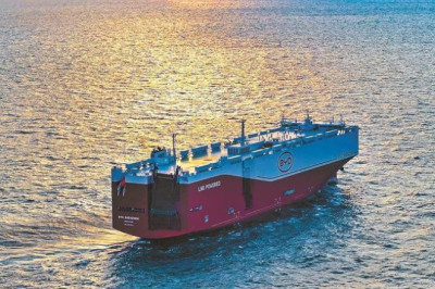 Maailma suurim autoveolaev BYD Shenzhen