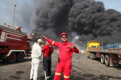 Iraani sadamas toimunud raketikütuse saadetisega toimus ulatuslik plahvatus
