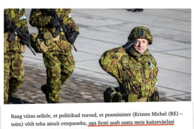 Ilmar Raag eksitab avalikkust jutuga, nagu saaks peaminister Michal esitada vaid ettepaneku kaitseväe üksuse Ukrainasse saatmiseks